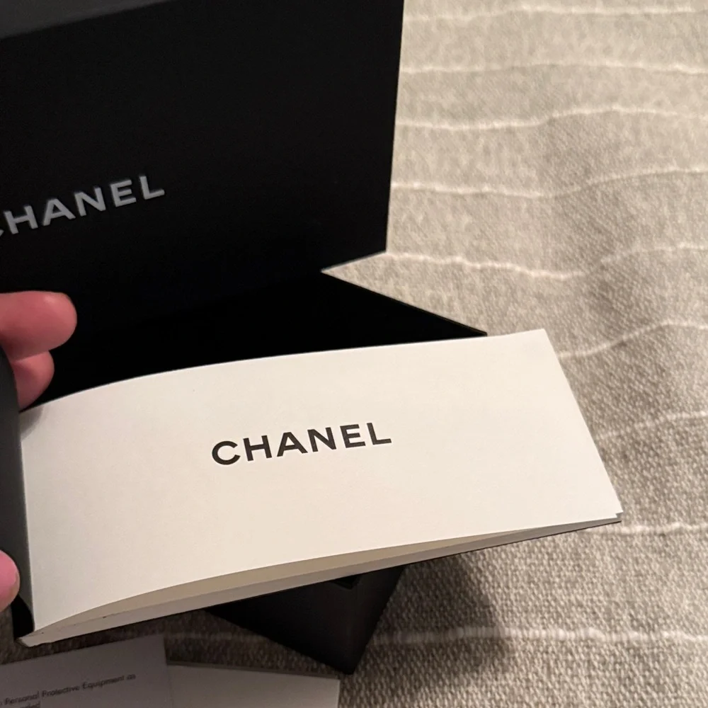 CHANEL Sunglasses box Black with instructions and cards